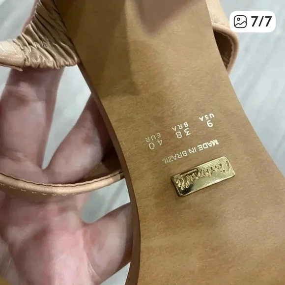 L'INTERVALLE  Ricarda Camel Leather - Picture 5 of 6